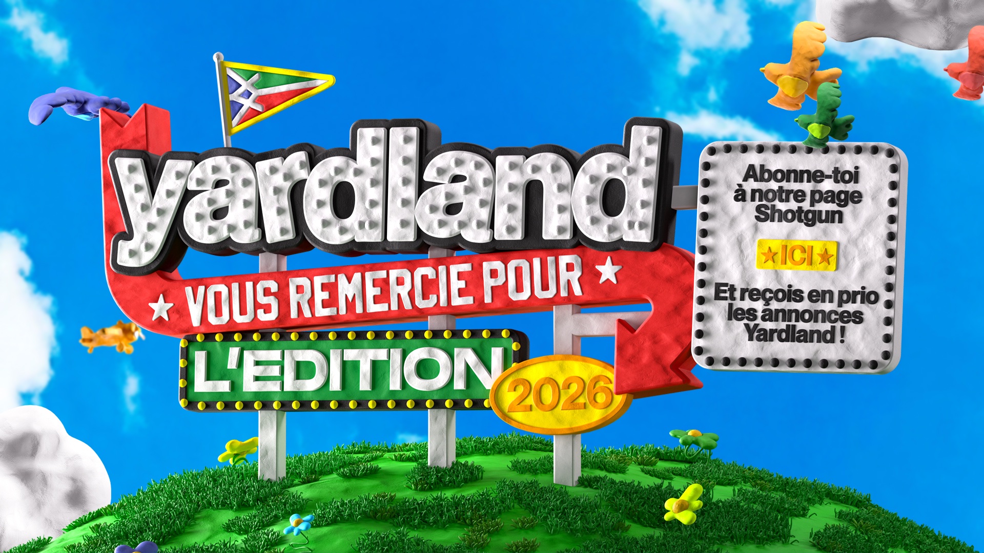 Yardland vous remercie pour l'édition 2026 — Abonne-toi à notre page Shotgun ici et reçois en prio les annonces Yardland !
